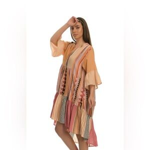 Devotion TWINS Positano Multicolor Jacquard Patterned Dress